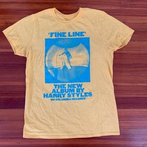 Harry Styles Yellow Vintage Fine Line Tee